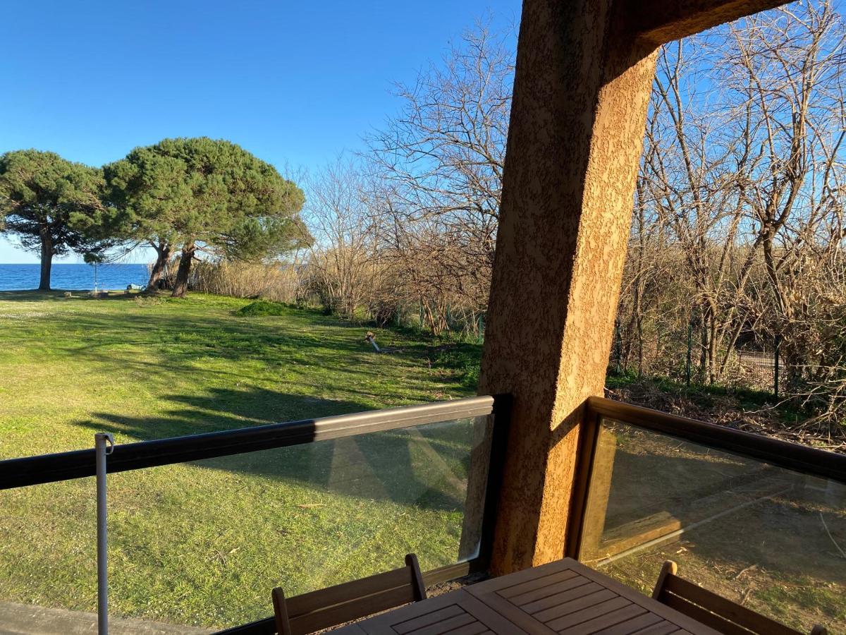Residence Santa Lucia, Studio Avec Piscine , Vue Mer Et Pied Dans L'Eau , Moriani-Plage Bagian luar foto