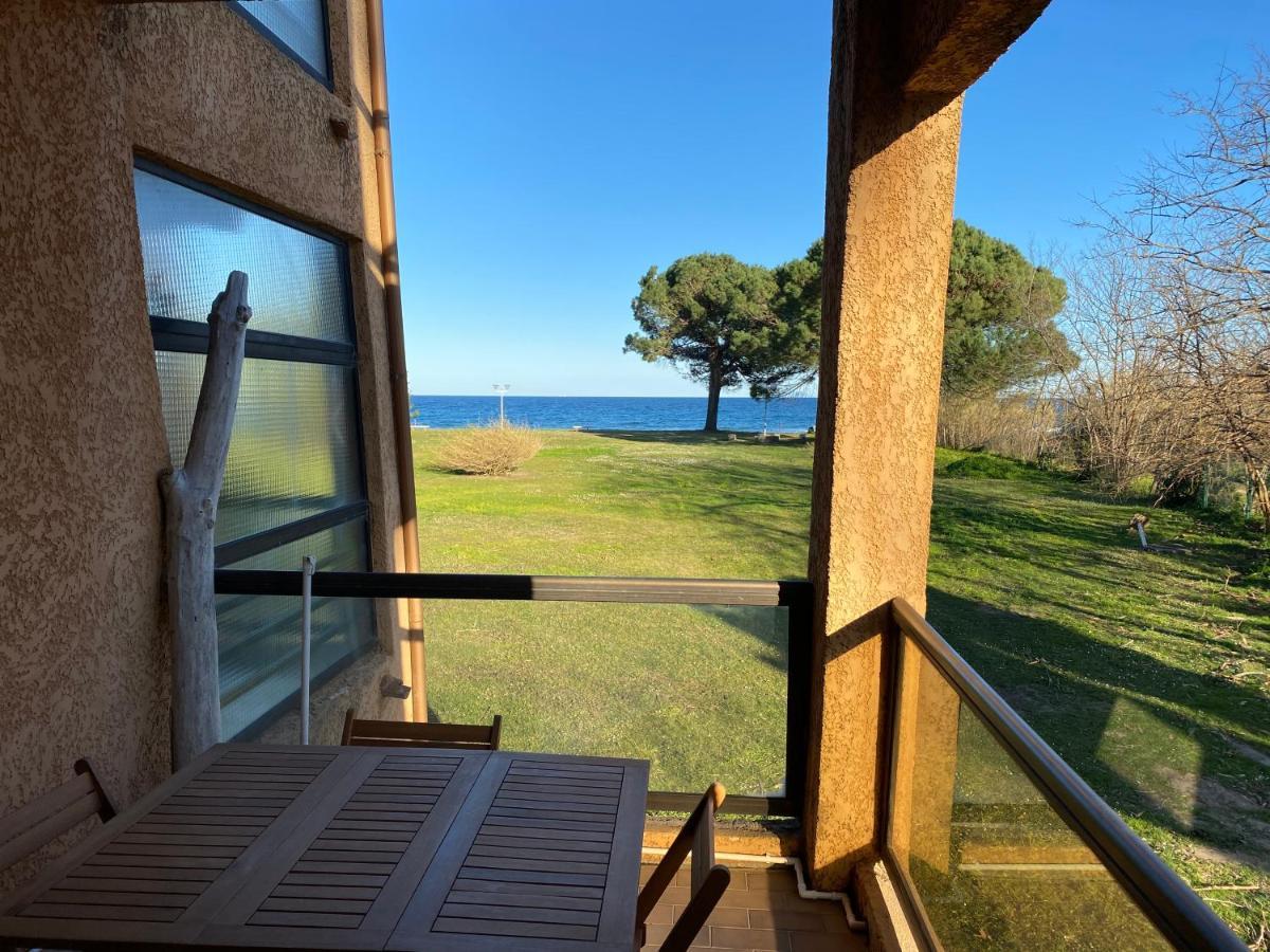 Residence Santa Lucia, Studio Avec Piscine , Vue Mer Et Pied Dans L'Eau , Moriani-Plage Bagian luar foto