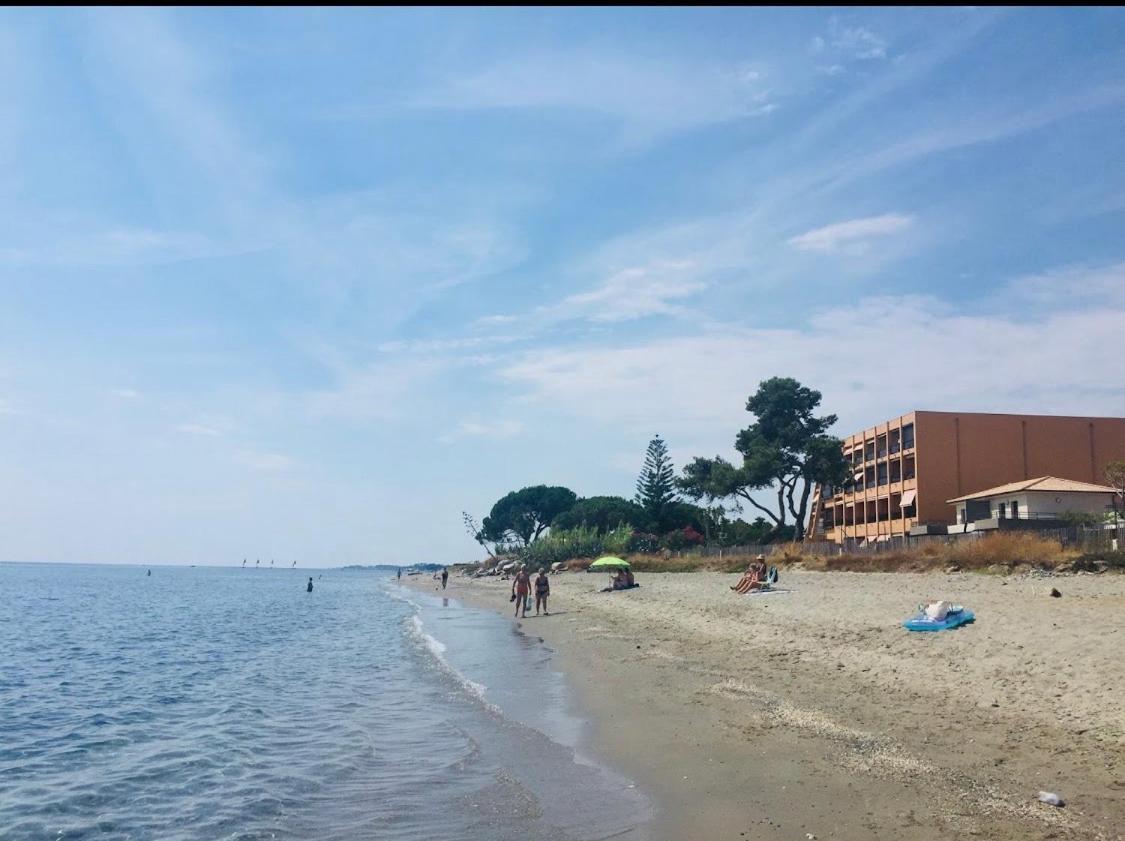 Residence Santa Lucia, Studio Avec Piscine , Vue Mer Et Pied Dans L'Eau , Moriani-Plage Bagian luar foto