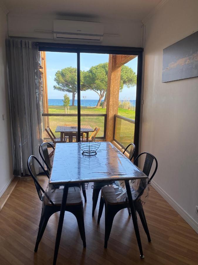 Residence Santa Lucia, Studio Avec Piscine , Vue Mer Et Pied Dans L'Eau , Moriani-Plage Bagian luar foto